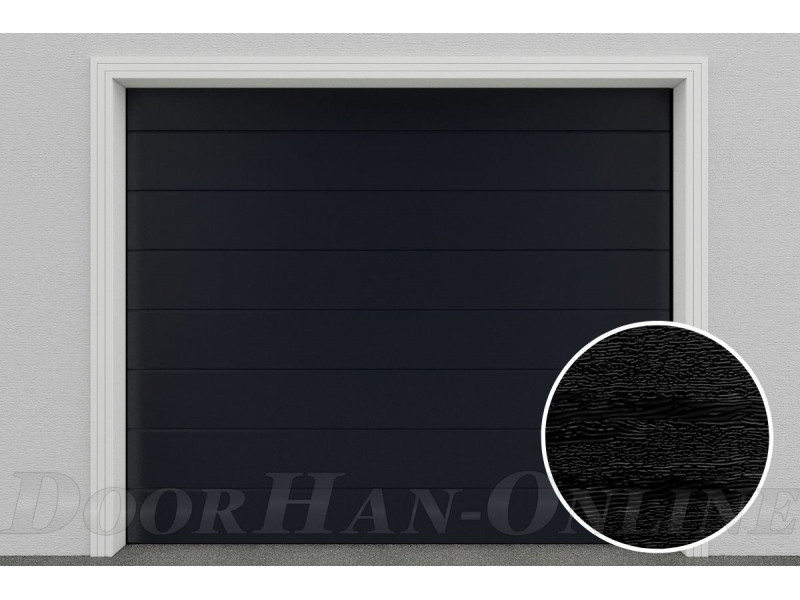 Sekční garážová vrata DoorHan DIY - Černá Ral 9005