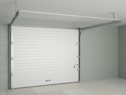 Sekční garážová vrata DoorHan - Hnědá Ral 8014